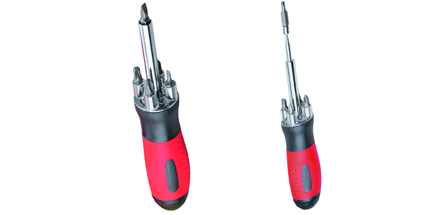 5 In 1 Lighted Screwdriver With Pick Up Tools