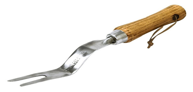 Stainless Steel Weeder With Ash Wood Handle