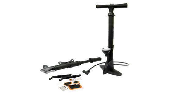 2pc Bicycle Pump & Repair Kit