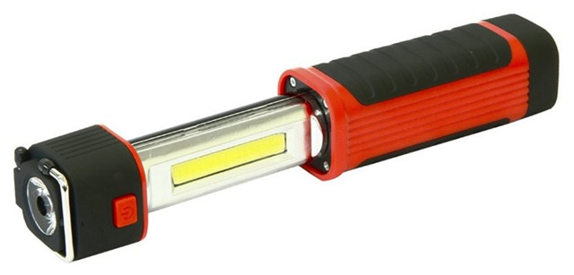 1 LED + COB Telescopic Light