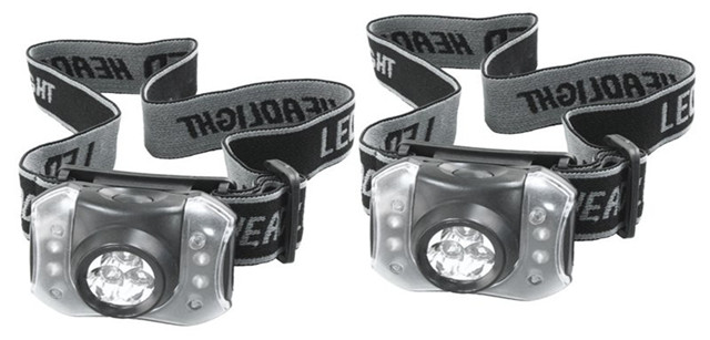 2pc 7 LED Head Lamp