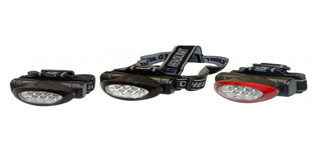 3pc 10 LED Headlight