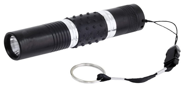 1 LED Aluminium Torch Black