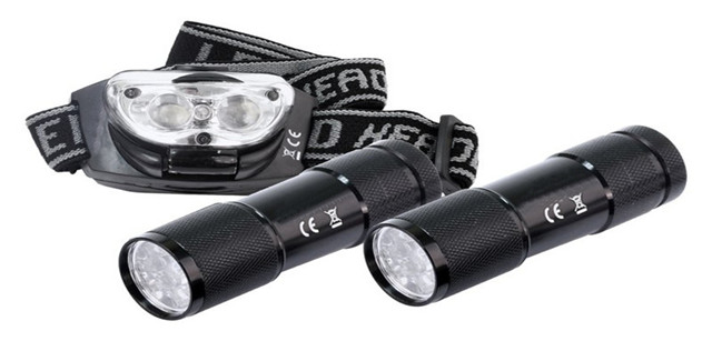 2pc 9 LED Torch & 3 LED